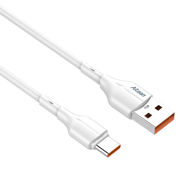 A20-CW Type-C Data Cable 1mm 25W Fast Charging White Color